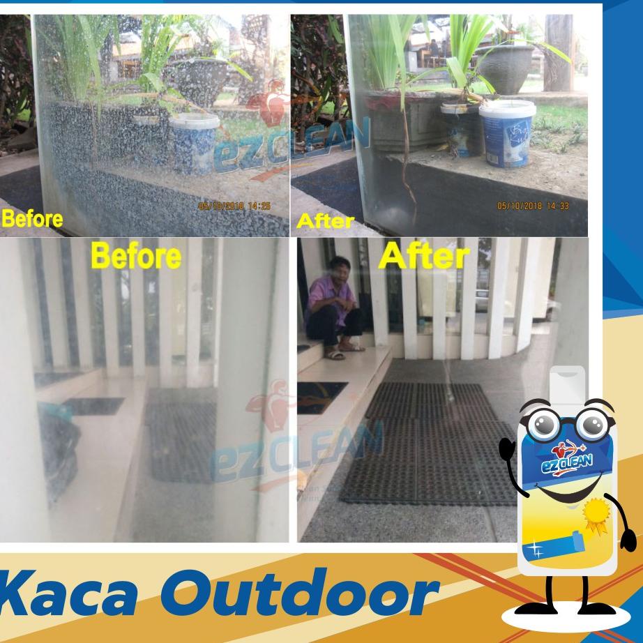 Harga Termuraah EZCLEAN SHOWER GLASS CLEANER PEMBERSIH KACA PEMBERSIH CERMIN AQUARIUM PEMBERSIH KERA