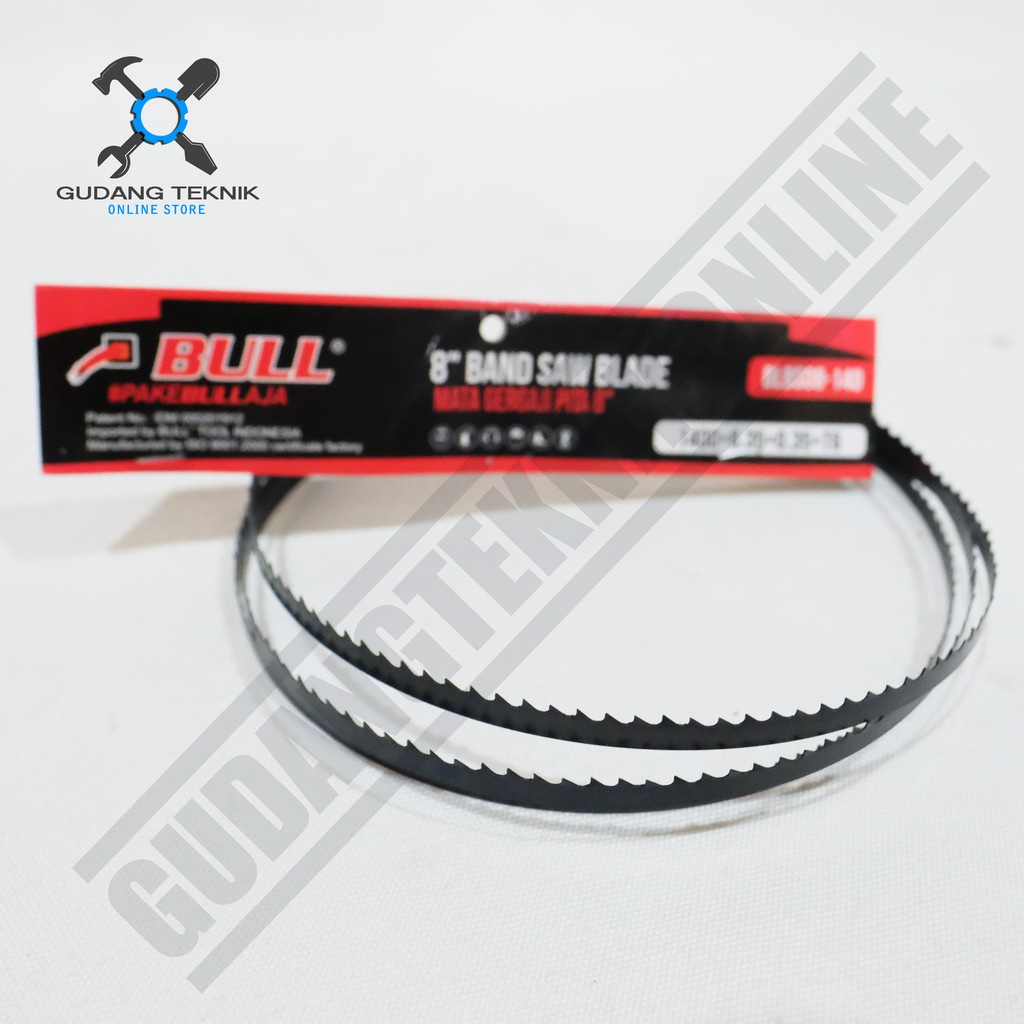 (MATA GERGAJI) BULL RYU NRT PRO Band Saw 8&quot; / Band Saw Blade Mata Gergaji Pita 8 Inch BULL RYU NRT PRO