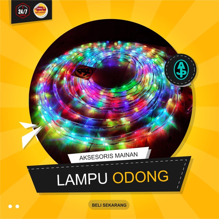 NEW Lampu Hias Odong Odong 3 Warna | AJP Grup