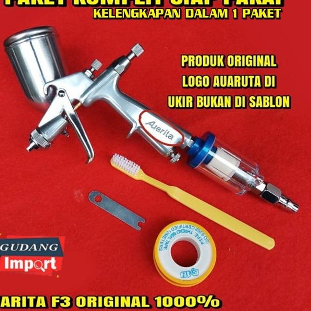 SPRAY GUN SPRAYGUN AUARITA F3 ORIGINAL 1000%
