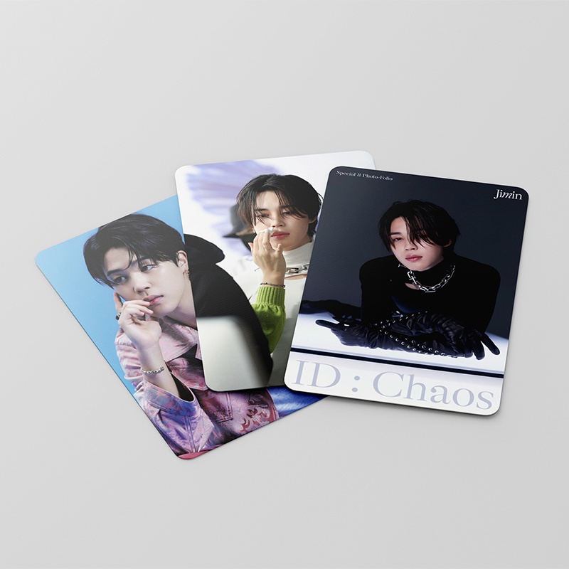 55pcs / Kotak Kartu Foto LOMO BTS JIMIN 2022 Id: Chaos Album