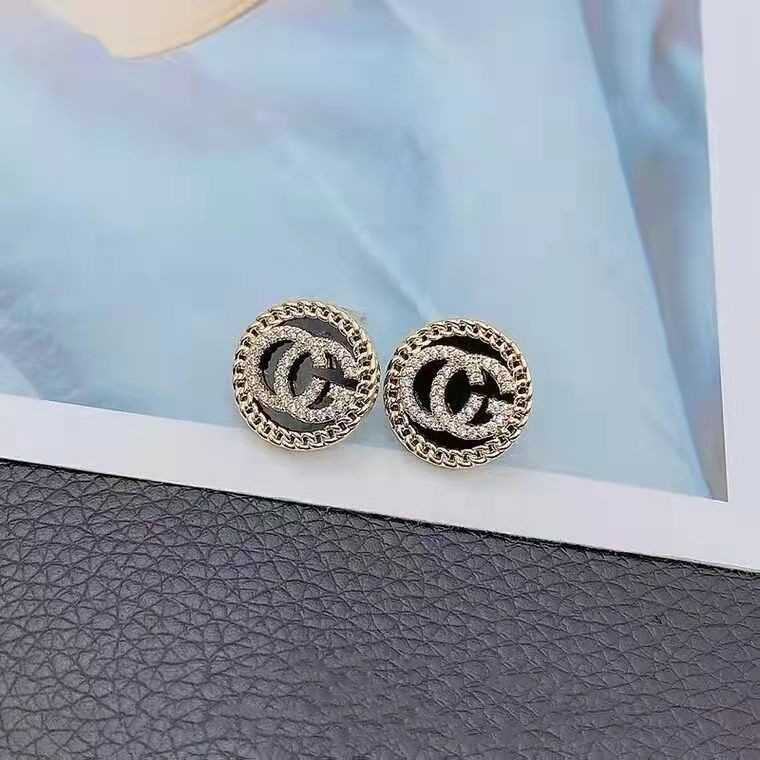 Anting Tusuk Sterling Silver 925 Model Alfabet Coco Gaya Korea Untuk Wanita