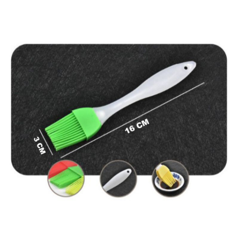 KUAS SILICONE OLES KUE ROTI DAPUR MENTEGA MINYAK TAHAN PANAS