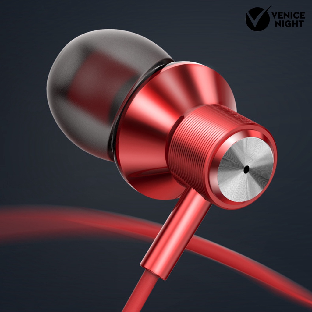 (VNEP) (Berkabel) Universal 3.5mm In-ear Stereo Gaming Music Sport Earphone dengan Mikrofon