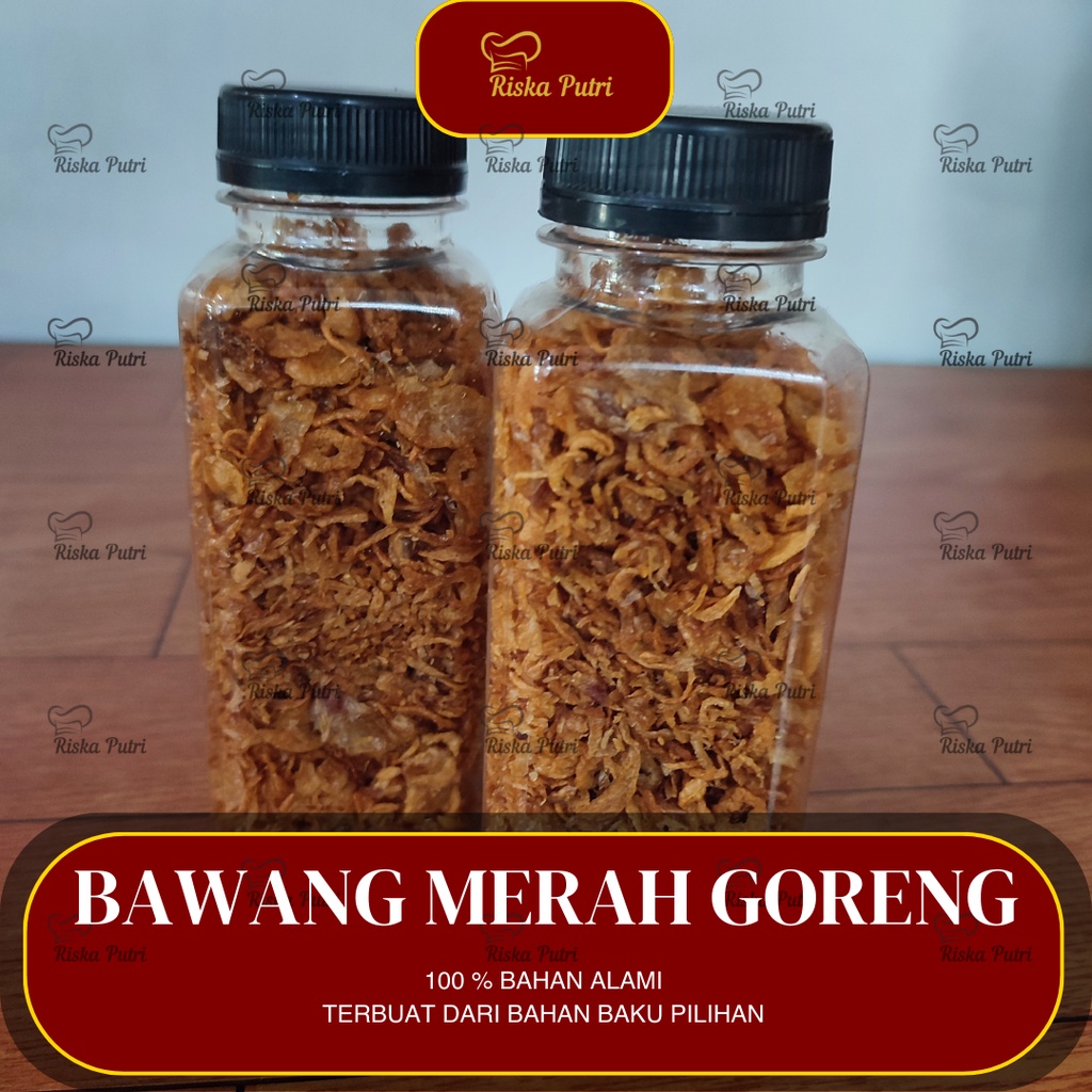 

Brambang Goreng Bawang Goreng Murni Tanpa Tepung Grade A Toples Murah