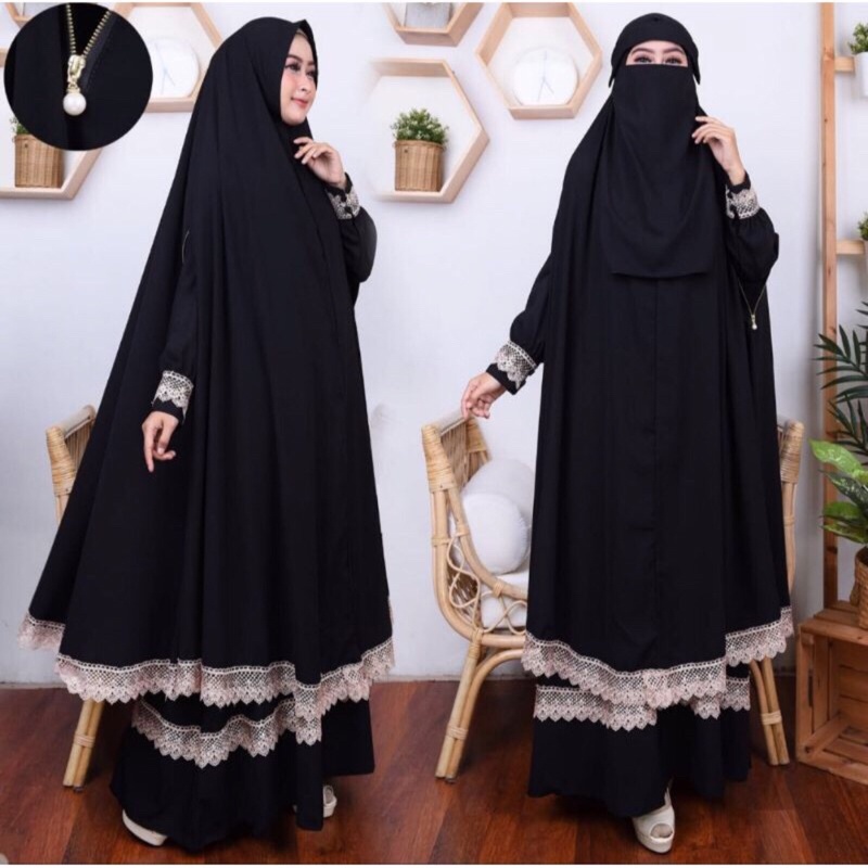 Gamis syari one set alya