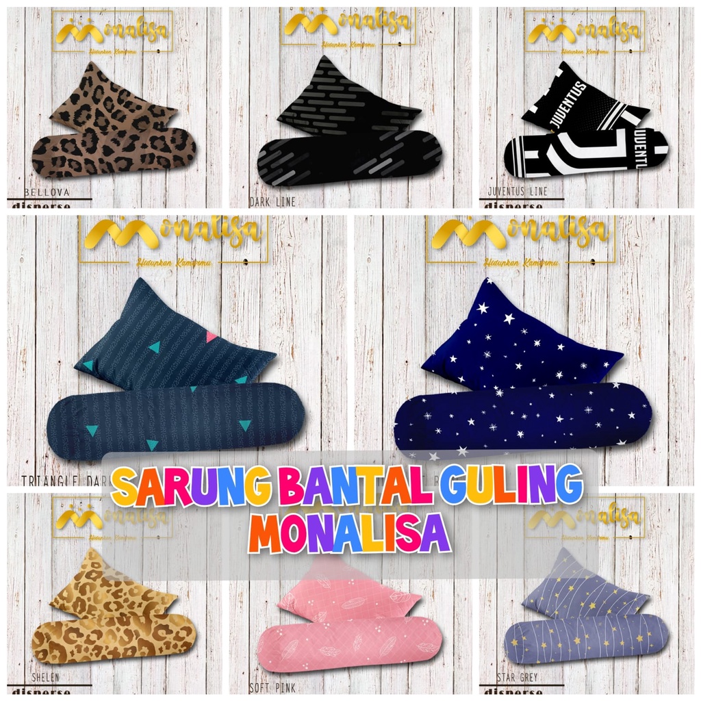 SARUNG BANTAL - bantal dan sarung bantal - GULING MONALISA