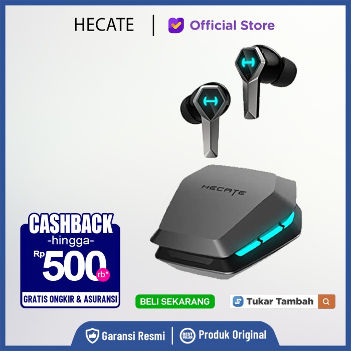 Edifier Hecate GX04 True Wireless Gaming Earbuds Headset Bluetooth