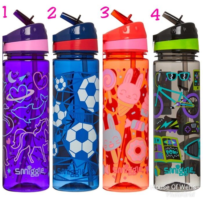 SMIGGLE POP DRINK BOTTLE - BOTOL MINUM SMIGGLE