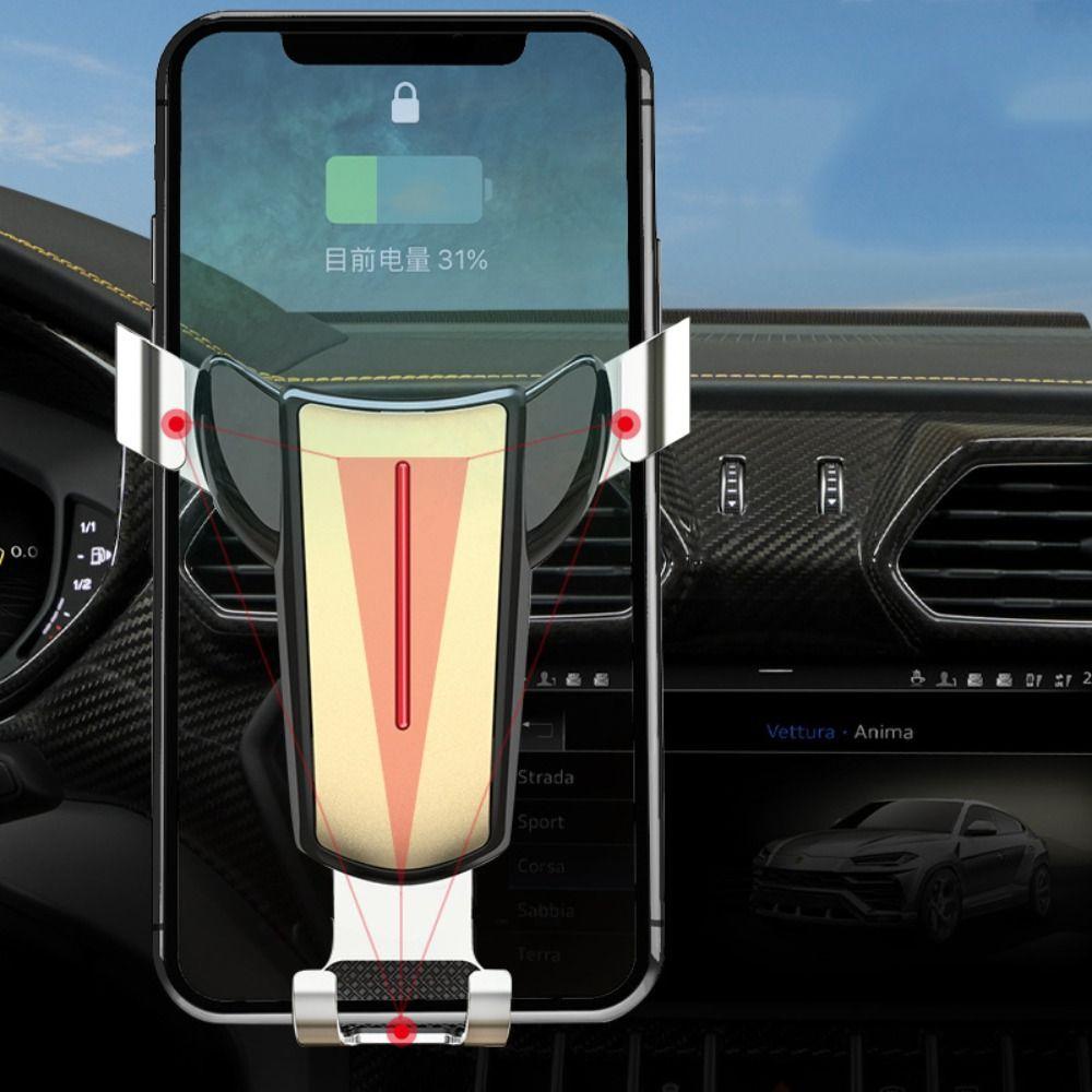 POPULAR Stand Penyangga Dudukan Ponsel Mobil Phone Gravity Auto Phone Holder