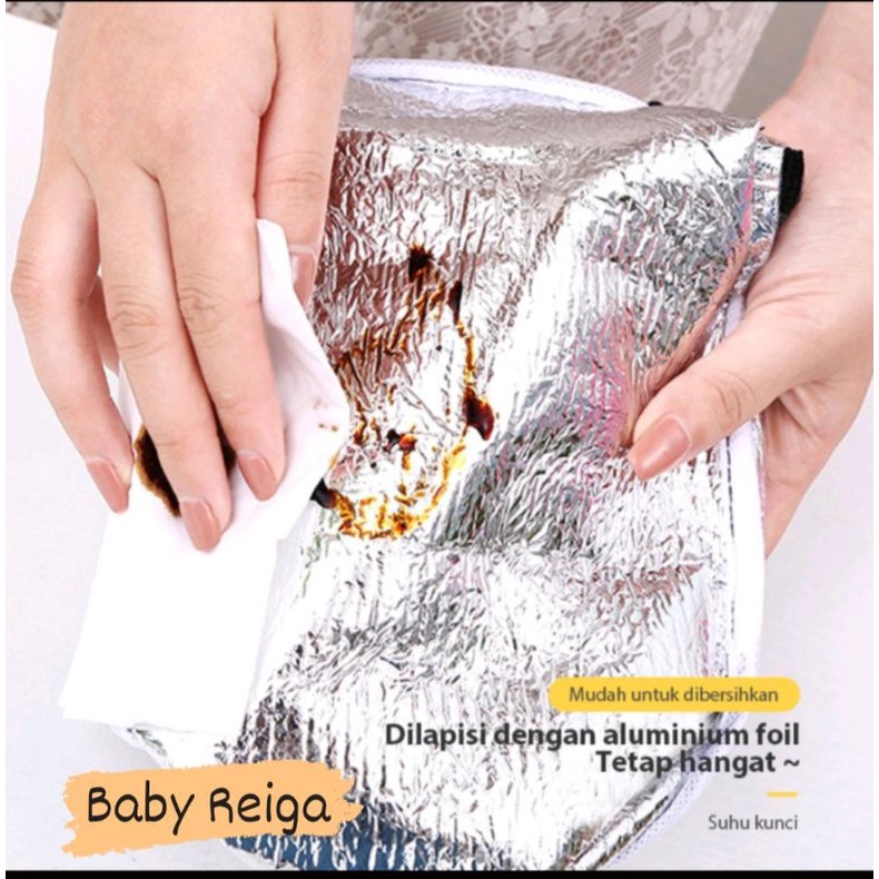 Lunch Cooler Bag Tas Bekal KarakterSalur Makanan Aluminium Kotak