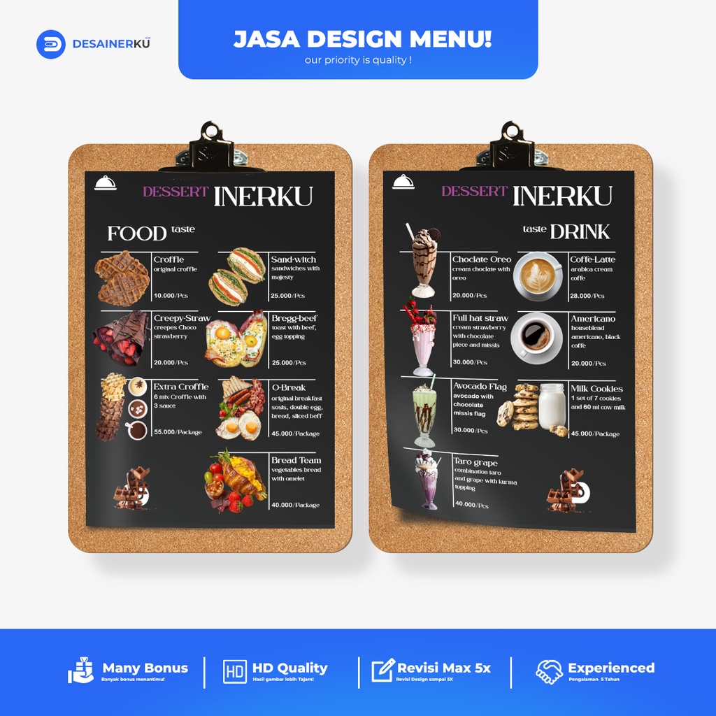 

Jasa Design Menu Makanan | Food Menu | Food Menu Design | Design Murah