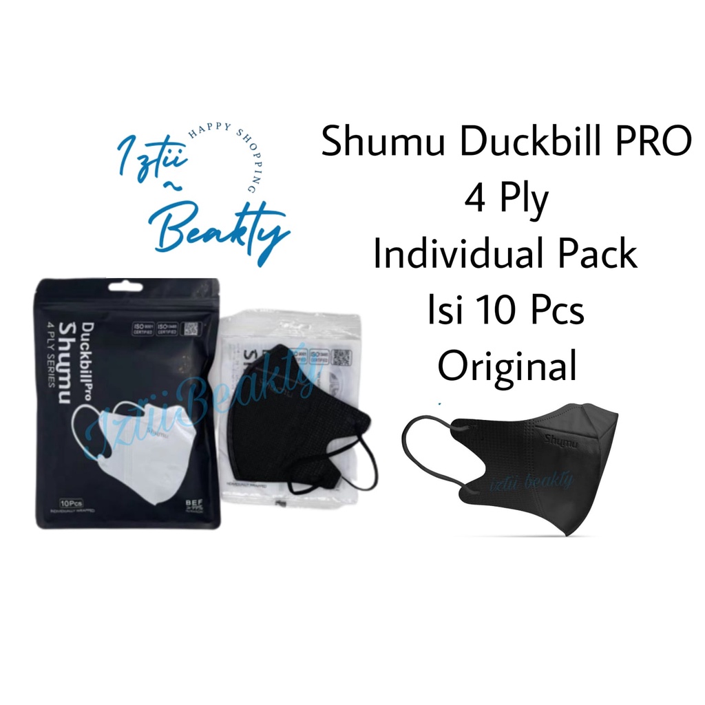 [SHUMU DUCKBILL PRO] Masker Shumu Duckbill PRO 4 Ply izin AKD Kemenkes isi 10 Pcs