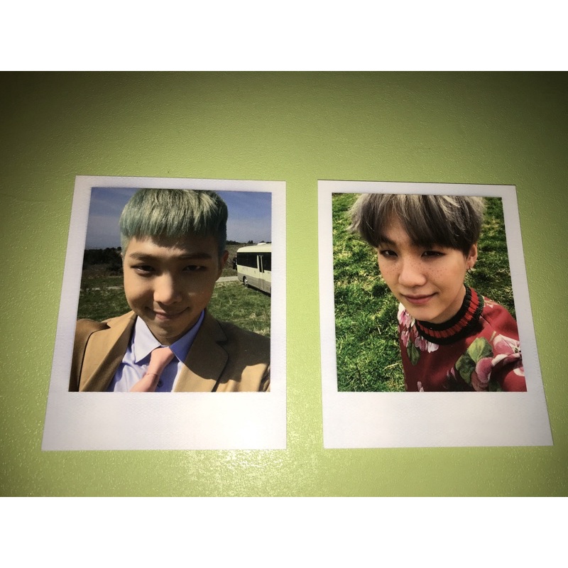 BTS OFFICIAL RARE POLAROID PHOTOCARD JIN RM SUGA JIMIN TAEHYUNG JUNGKOOK JHOPE