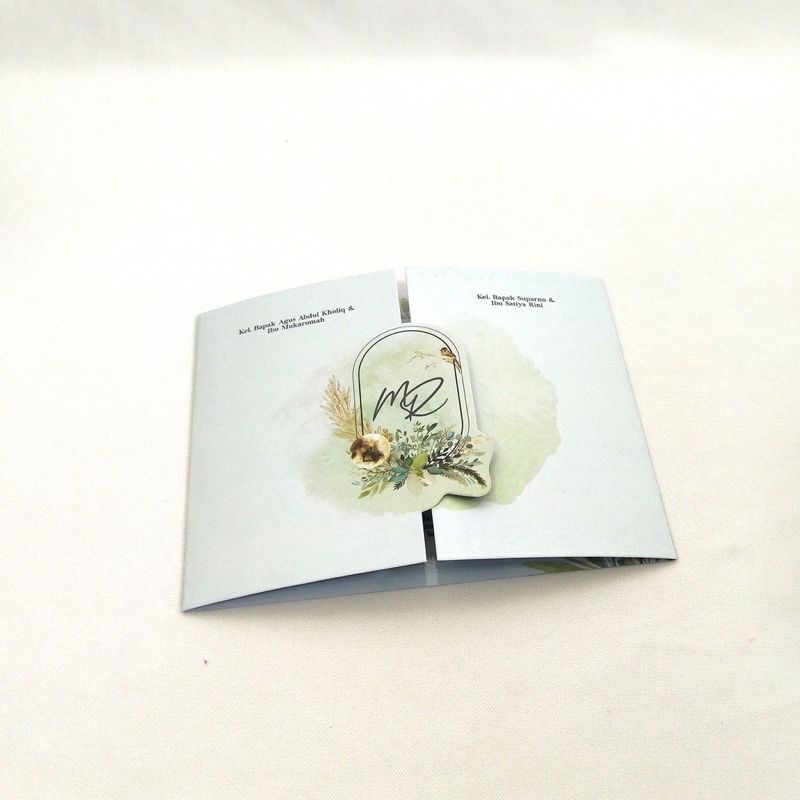 (TANPA MINIMAL ORDER) undangan pernikahan aesthetic elegan sudah cetak tebal