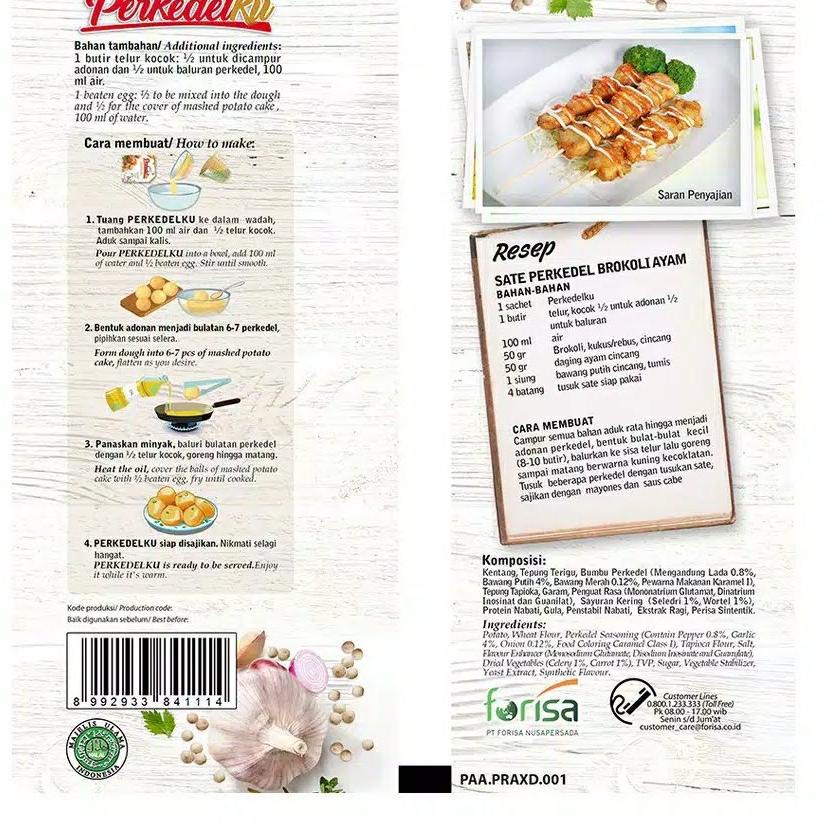 

ㅝ Perkedelku 50 gr (Forisa) ↷