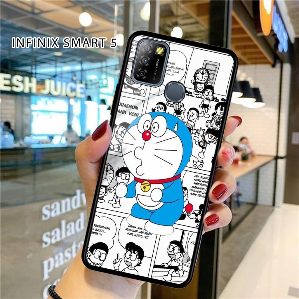 Case INFINIX SMART 5 / SMART 6 RAM 3  - Casing INFINIX SMART 5 / SMART 6 RAM 3 [ DORAEMON ] Silikon 