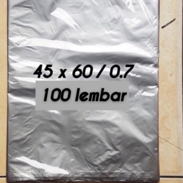 

plastik packing olshop JUMBO SILVER 45x60 0.7 100 lembar