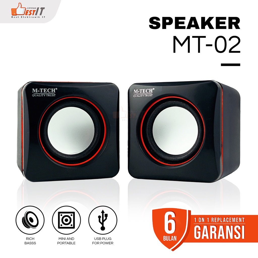 Speaker Mini PC Komputer Laptop Portable MT 02