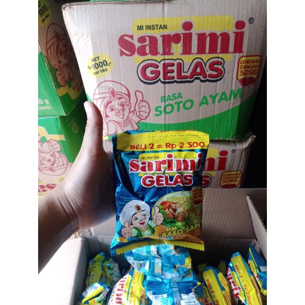 SARIMI GELAS RENTENG ISI 10 // MIE INSTAN RENTENG MURAH