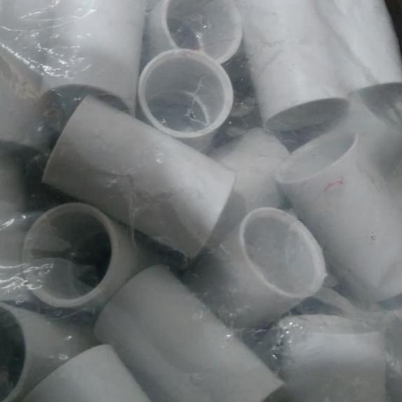 100 Buah Soket Pipa Listrik Conduit Sok Sock Socket Sambungan Lurus