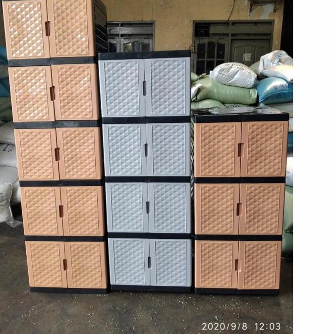 

LEMARI PLASTIK LEMARI PAKAIAN TABITHA SSN 4 stock ready