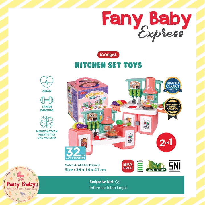 IQANGEL KITCHEN SET TOYS / IQBC9001