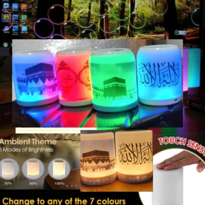 Media Player Speaker Active Mini Murottal Murotal Alquran Led 30 Juz Memori 16 Gb