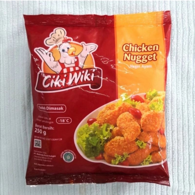 

Ciki wiki chicken nugget ori 250gr