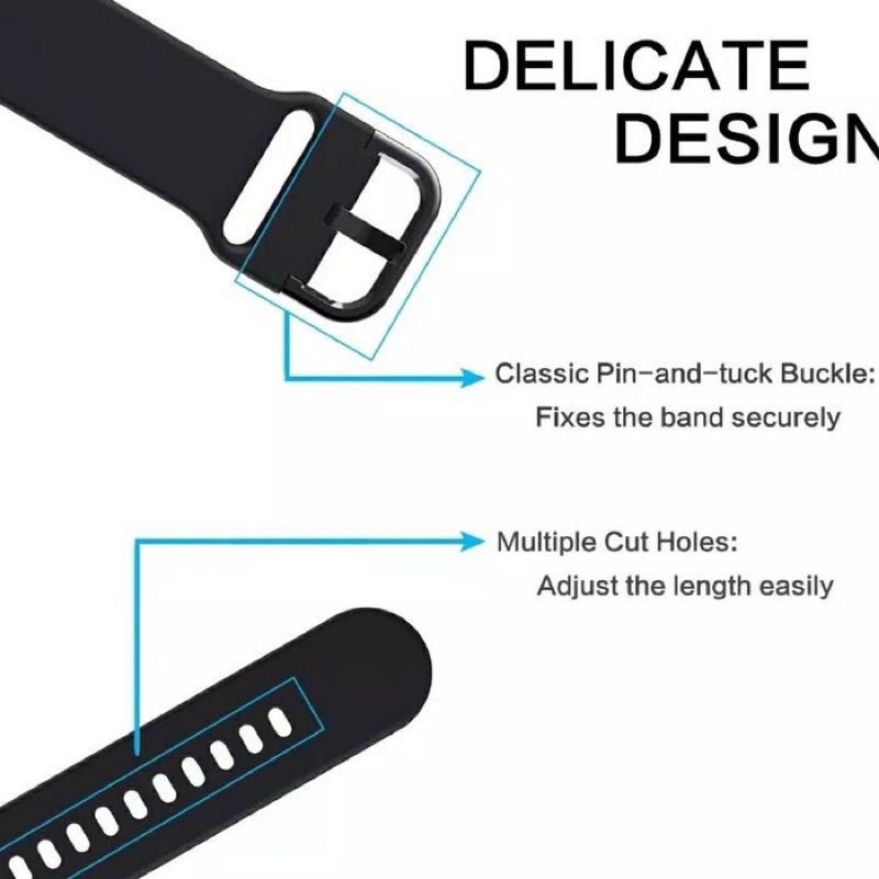 Strap Garmin Vivoactive 4 Tali Jam Rubber Colorful Buckle Model Active