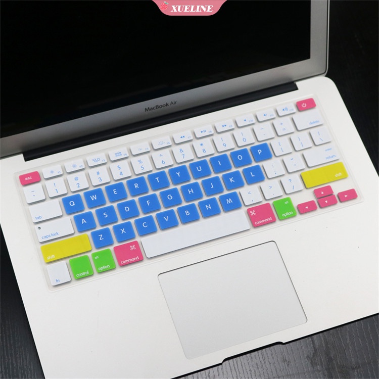 Skin Silikon Pelindung Keyboard Untuk Mac Laptop Macbook Pro Air A1466 A1466 A1502 ZXL