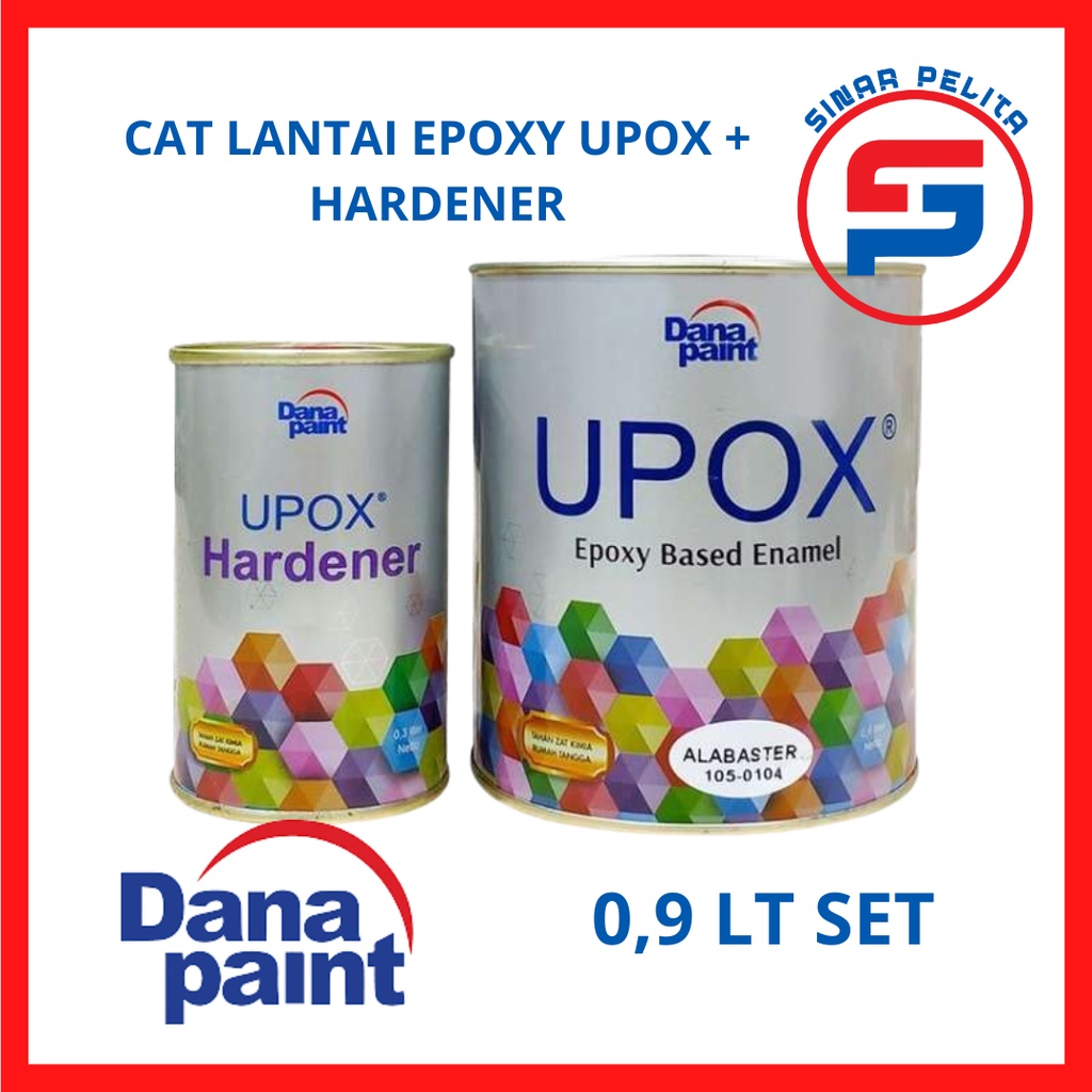 Jual CAT LANTAI EPOXY UPOX DANA PAINT 0,9LT SET / CAT KERAMIK / CAT