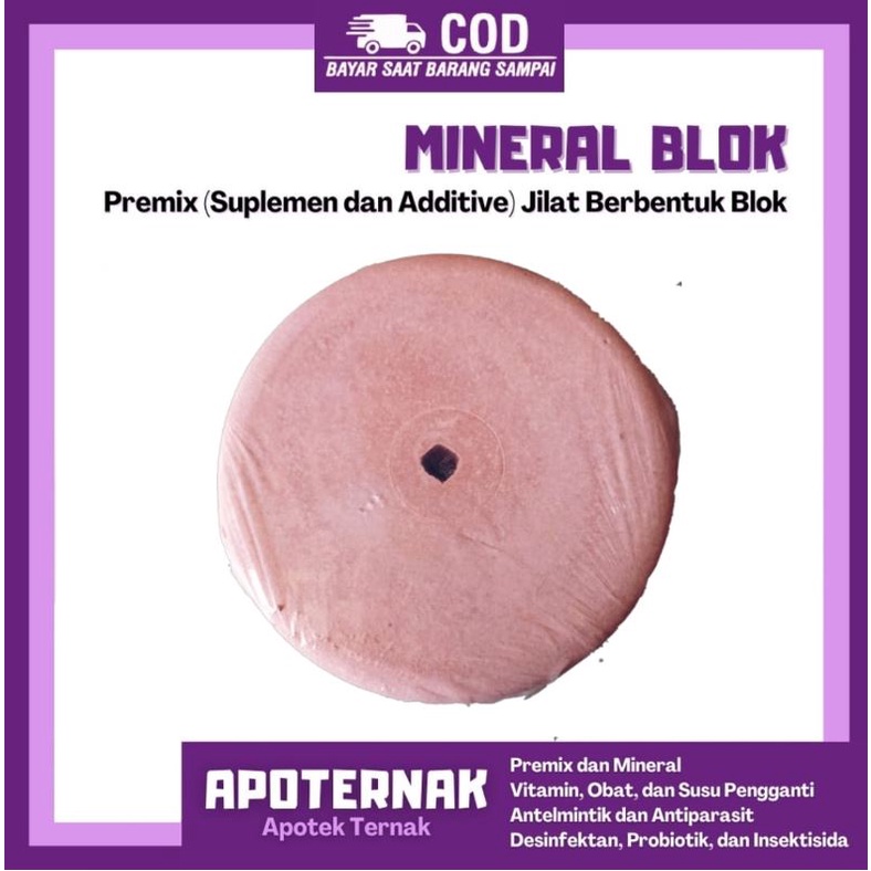 MINERAL BLOK KAMBING 500 gr - MINERAL BLOK DOMBA 500 gr - MINERAL BLOK SAPI 500 gr - MINERAL BLOK 500 gr DAN 1.5 KG