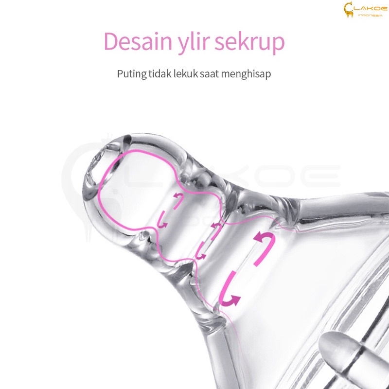 Silikon Dot Pengganti Pigeon BPA FREE Peristaltic Plus Standar / Slim Neck Nipple / dot ulir