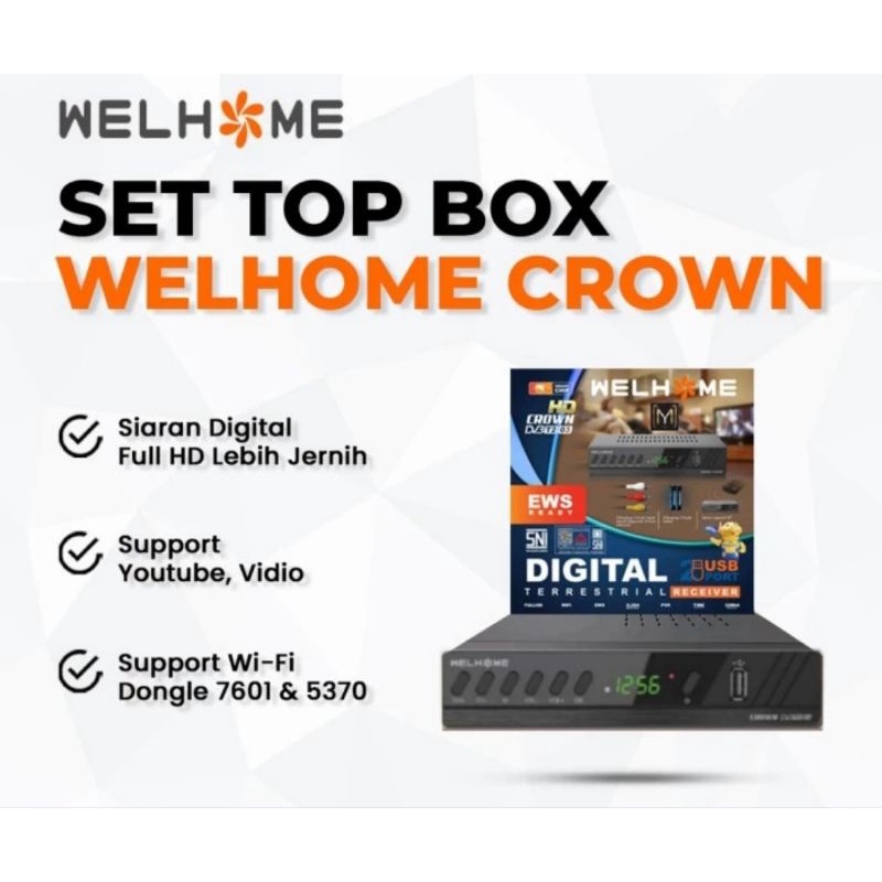 Set Top Box TV Digital Welhome