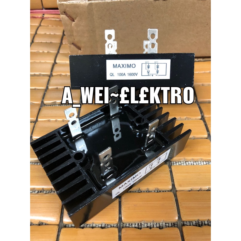 DIODA BRIGDE KUPROK KIPROK MAXIMO QL100A1600V QL 100A1600V 100A 1600V
