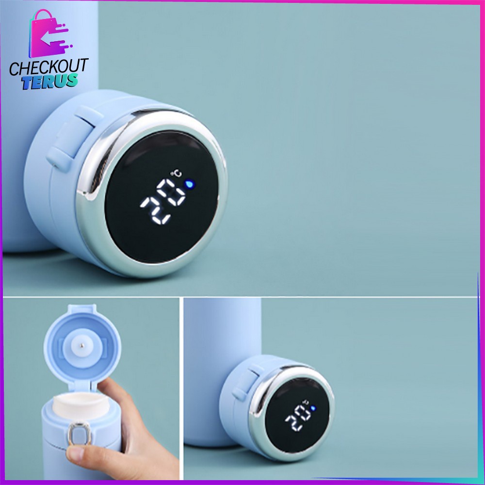 CT C720 Termos Air Panas Portabel 420ML Botol Minum Vacuum Flask Digital Led Display Temperatur Thermos Tumbler Import