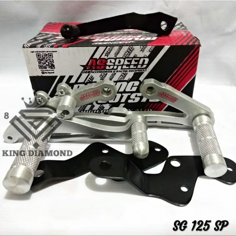 Foot step Underbone AS SPEED Supura x/ karisma /Suprax 125 dd/Jupiter z/FIZR/Shogun /RX king