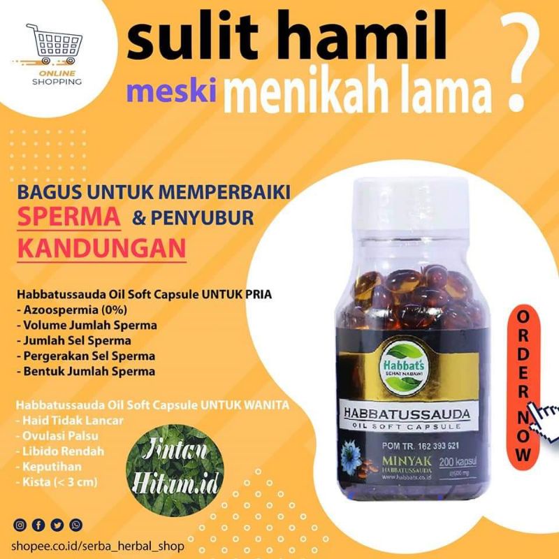 HABBATUSSAUDA PROMIL ORIGINAL HABBATUSSAUDA OIL SOFTCAPSULE