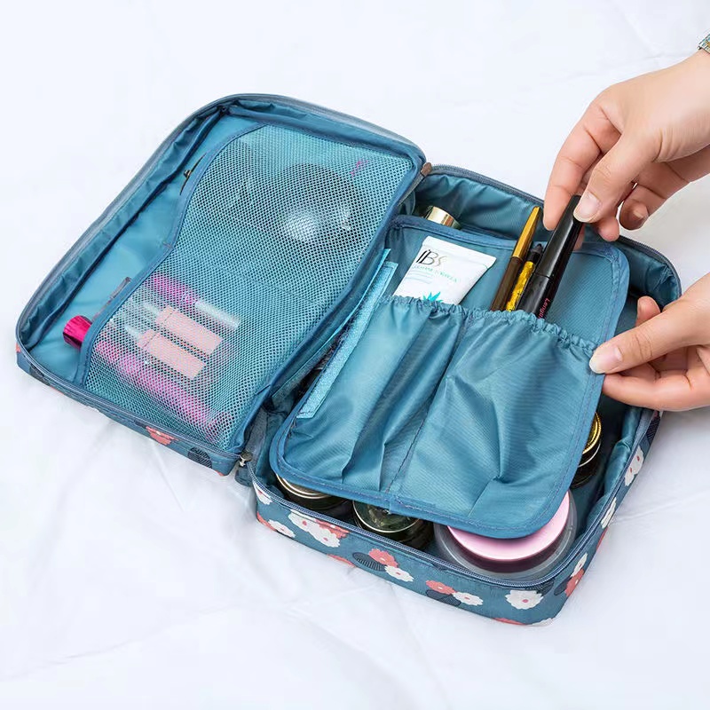 TASBLUE Tas penyimpanan perlengkapan mandi portabel T260 Tas kosmetik transparan tahan air / tas kosmetik / tas fasilitas perjalanan