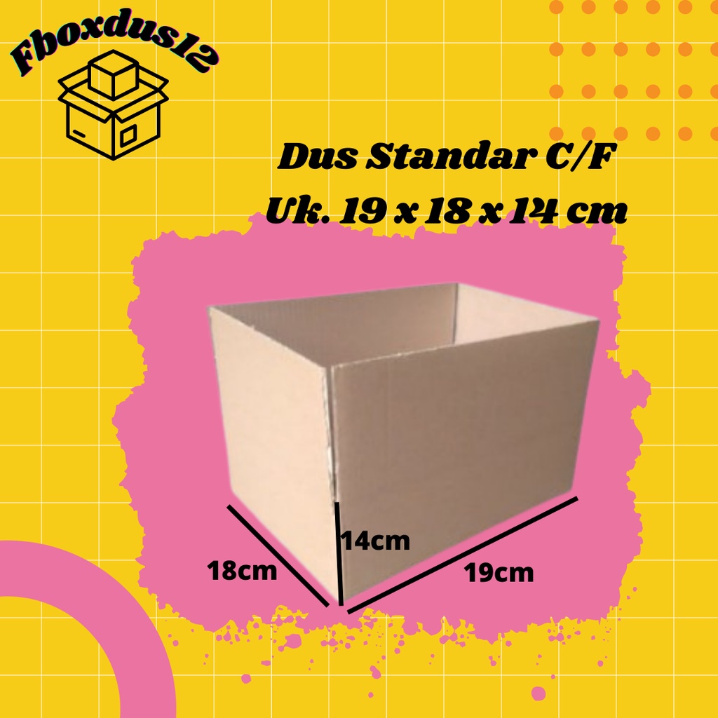 

Kardus/Dus Packaging/Box Baru Polos C flute Uk.19x18x14cm ( MINIMAL ORDER 5 PCS )