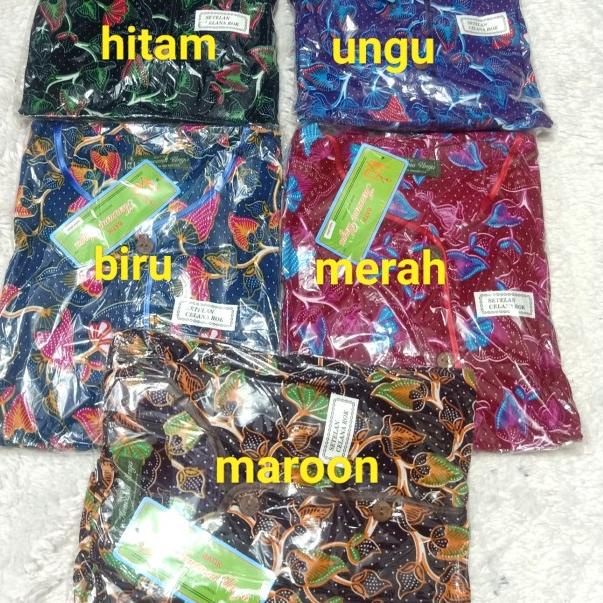 SETELAN CELANA KULOT PLISIR K5 KENCANA UNGU