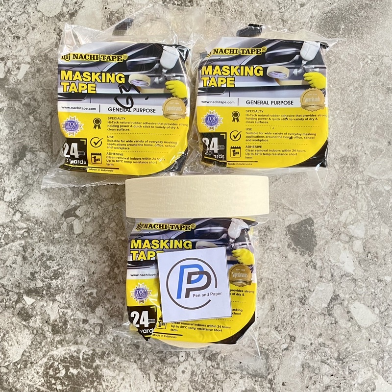 

Solasi Kertas Masking Tape Nachi Tape 24MM