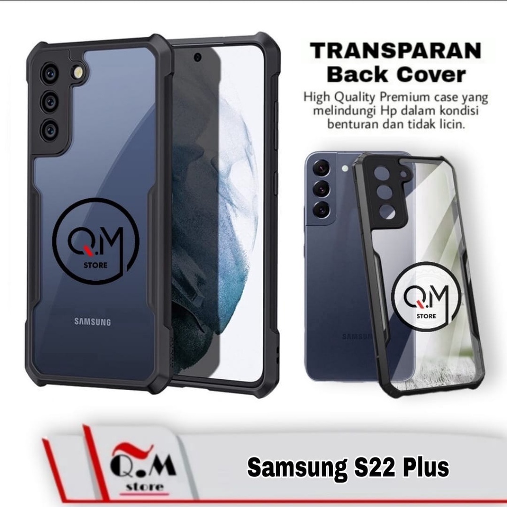 Case Samsung S22 Plus Shockproof Transparent Armor Casing Pelindung Back Cover