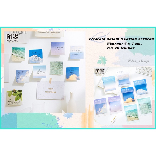 

Sticky Note Sticky Notes Kertas Memo Buku Tulis Sticky Notes Aesthetic Sticky Notes Lucu The Sky Yesterday Sticky Notes 7 x 7 cm