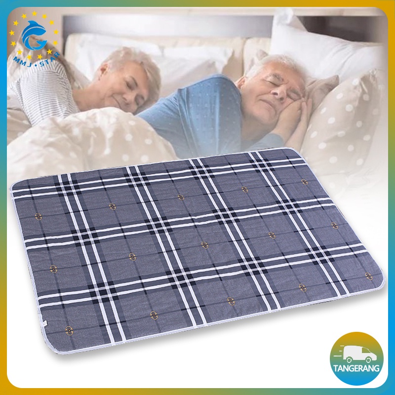 【80*120 cm】Alas Ompol Dewasa/Washable Absorbent Bed Pad/Alas Ompol Perlak Bayi Dewasa/Waterproof  Reusable Mattress Protector