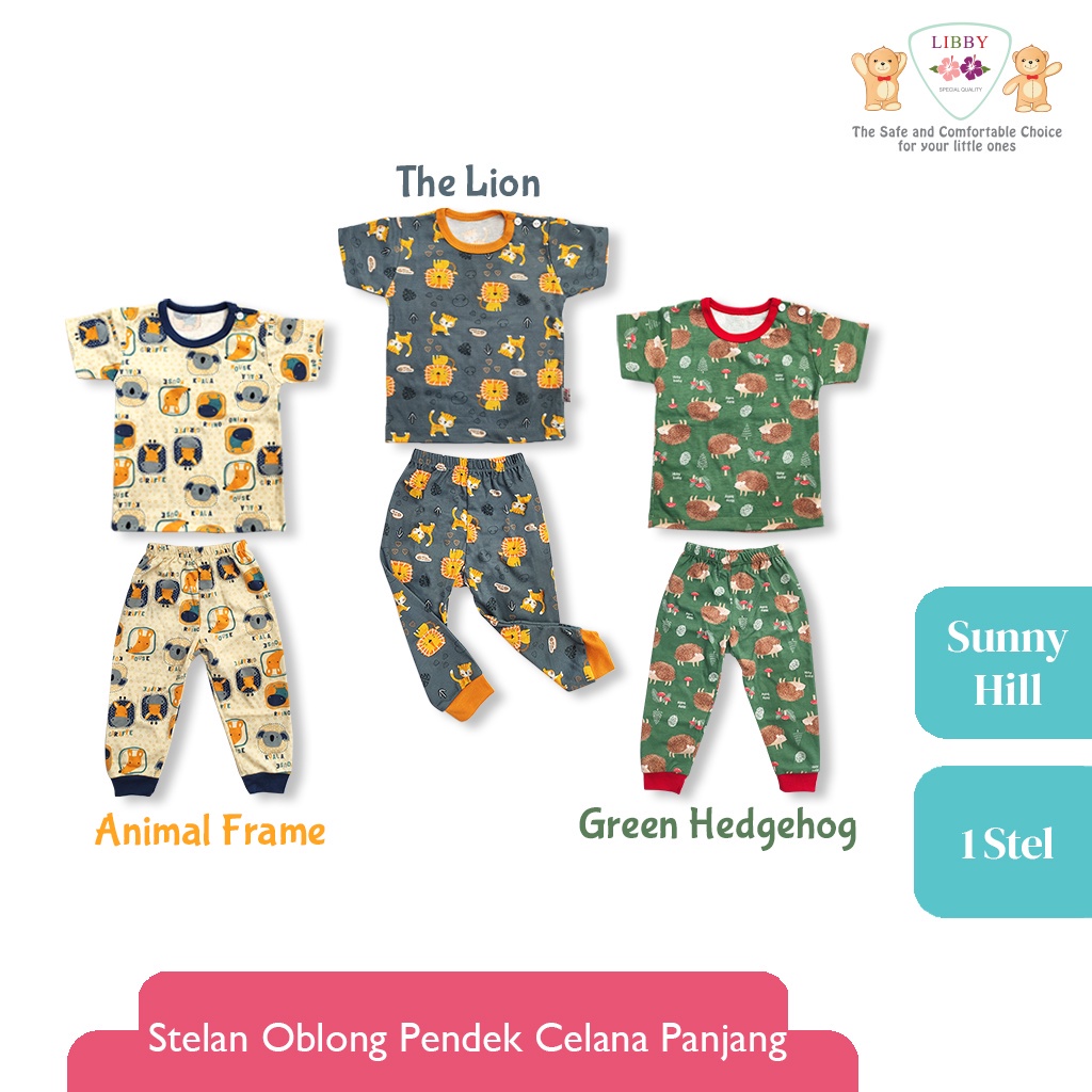 CPR Setelan Libby Baby Hello Sunshine Terlaris / Piyama Anak 1 - 4 Tahun Unisex Motif Sunny Hill Tale Of Prairie Terbaru Setelan Bayi | Bwr