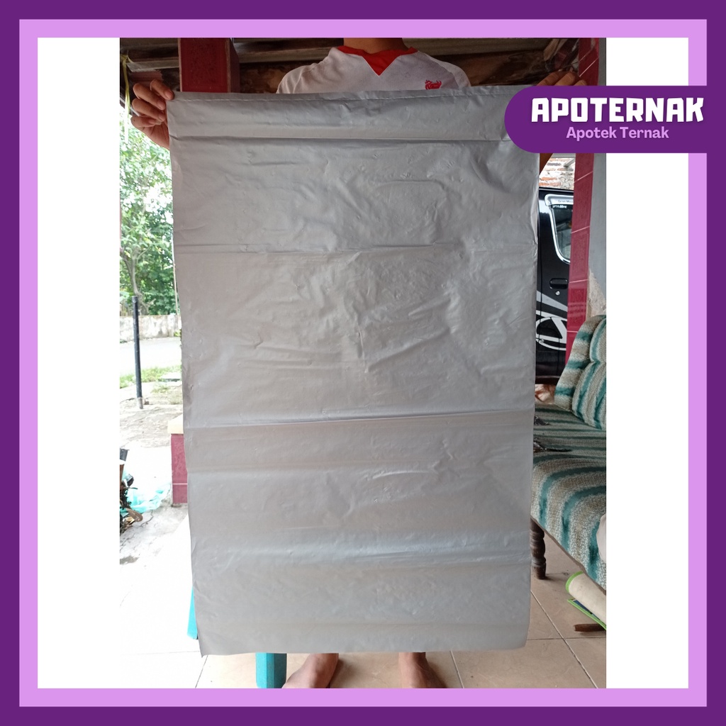 GROSIR PLASTIK SILASE Fermentasi Pakan Ternak 100cm x 60cm tebal 70 Mikron 60 mikron 50 Mikron | Grosir 5 dan 10 Lembar | Apoternak