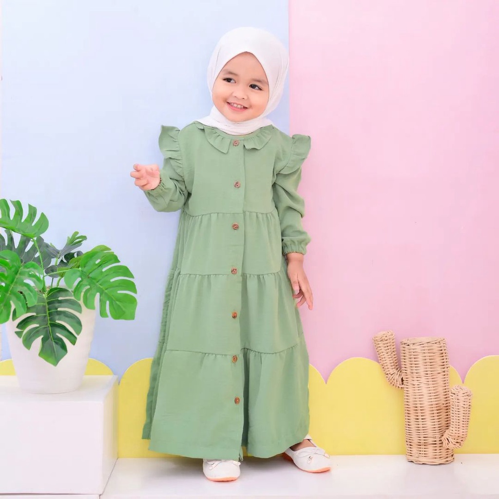 Grosir Gamis murah pisan gamis Anak Jessie Elegan