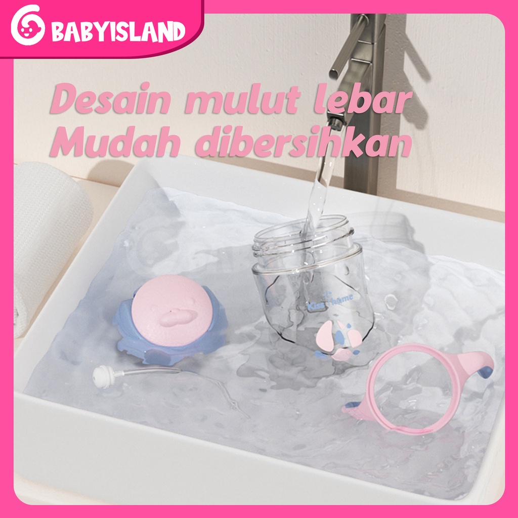 1 Cangkir 3 Botol Minum Bayi Sedotan Anti Tumpah BPA Free Tali Panjang Botol Minum Anak Cangkir Pelatihan Sippy Portabel